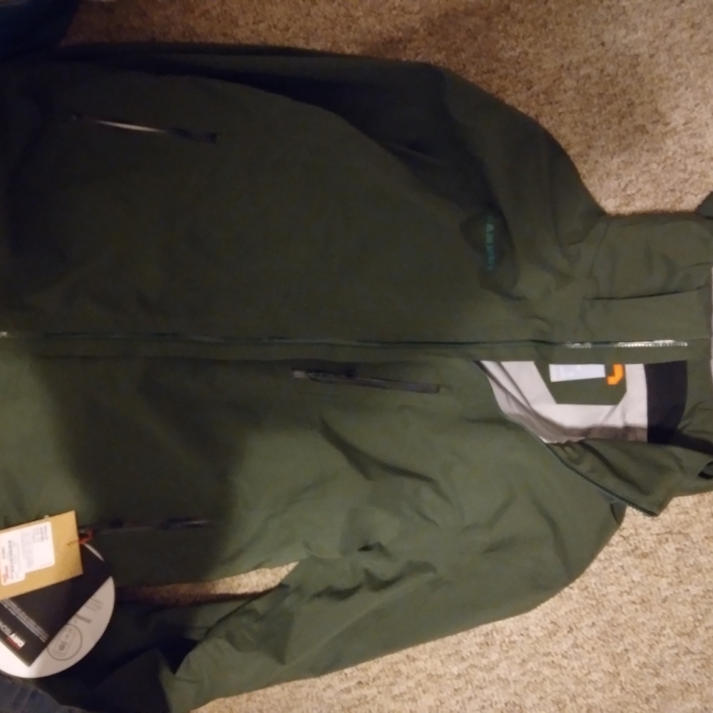 Green mammut weather resistant jacket 2xl